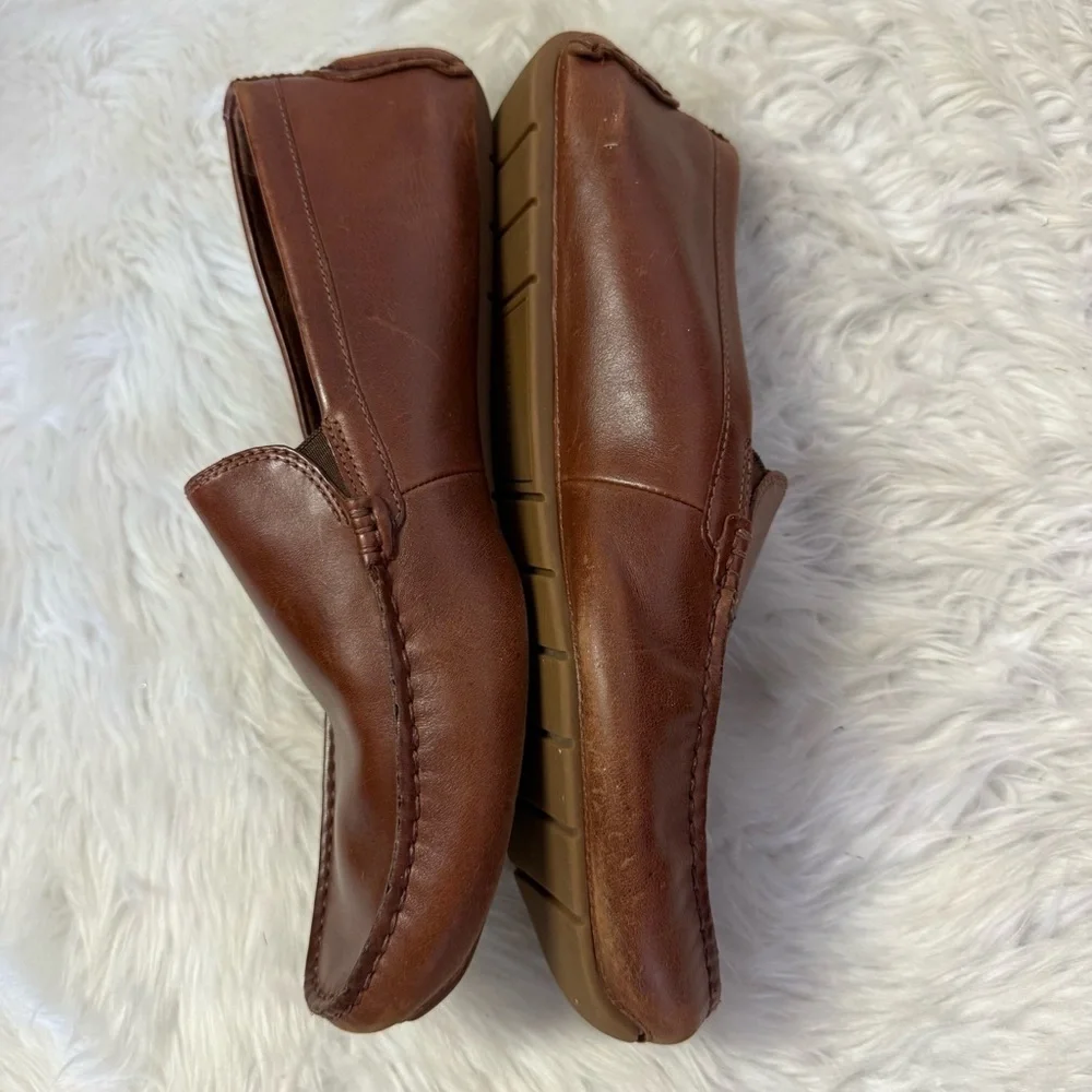 Cole Haan Grand+ Men’s Leather Loafers Brown Size 10.5 M
